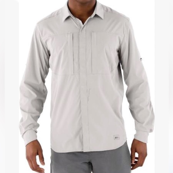 REI Shirts Rei Endeavor Shirt Lightweight Hiking Snap Button Zipper